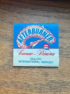 Afterburner Duluth Minnesota Matchbook New Mid Century Modern